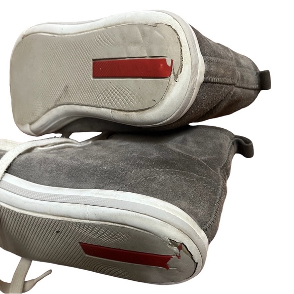 Prada suede lace up high top sneakers size 39 - Picture 14 of 14